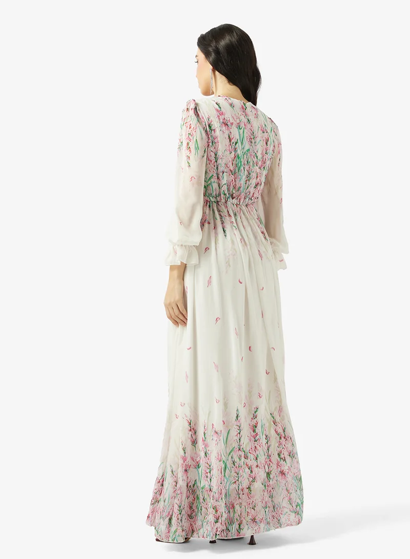 خزانة Floral Print Dress